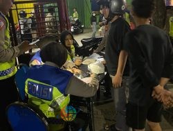 Satlantas Polrestabes Surabaya Amankan 47 Motor Liar dalam Operasi Cipkon di Kedung Cowek