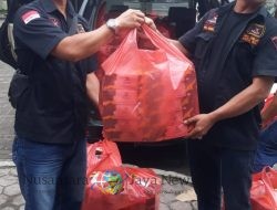 DPC GRIB JAYA Kota Medan salurkan 750 Nasi Kotak Jumat Berkah di Jalan