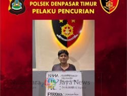 Polsek Denpasar Timur Amankan Pelaku Pencurian Outdoor AC di Art Center