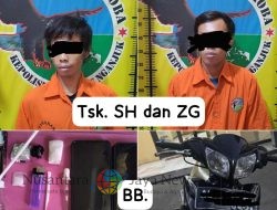 Polres Nganjuk Berhasil Tangkap Dua Pengedar Sabu di Kecamatan Baron