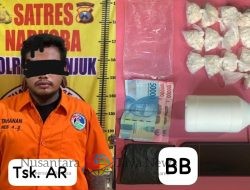 Polres Nganjuk Tangkap Dua Tersangka Pengedar Pil Dobel L, 1.249 Butir Disita