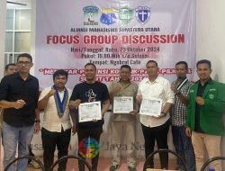 Gelar FGD, Aliansi Mahasiswa Sumatera Utara Siap Membersamai POLRI Mencegah Konflik Pada PILKADA SUMUT 2024