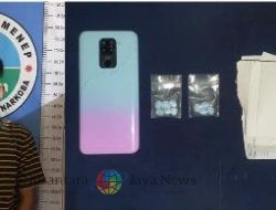 Satresnarkoba Polres Sumenep Tangkap Pemuda Asal Pamekasan dengan Barang Bukti Inex