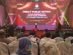 Debat Berjalan Tertib, Prodewa Sumut Apresiasi KPU Sumut