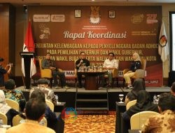 KPU Sumut Gelar Rakor Penguatan Kelembagaan kepada Penyelenggara Badan Adhoc Memastikan Kelancaran