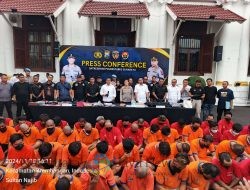 Polrestabes Surabaya Ungkap 3C: 62 Tersangka Ditangkap, 18 Sepeda Motor Diamankan