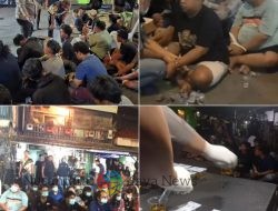 Polisi Gerebek Kampung Narkoba di Jalan Kunti Surabaya, 25 Orang Diamankan