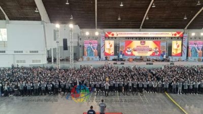 Lebih dari 4.000 Pengawas Pemilu Surabaya Gelar Apel Siaga Jelang Pilkada 2024
