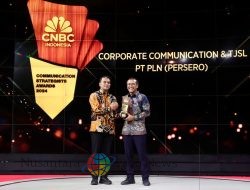 Nataru: PLN Sabet Penghargaan CNBC Indonesia Communications Strategist Award 2024