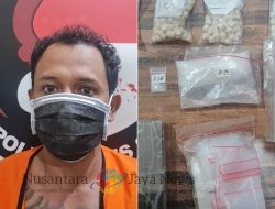 Polrestabes Surabaya Tangkap Kurir Narkoba dengan Barang Bukti 100 Gram Sabu dan Ratusan Butir Ekstasi