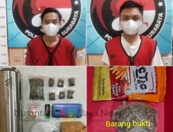 Polisi Bekuk Dua Pelaku Peredaran Ganja di Petemon, Barang Bukti 45 Gram Lebih Diamankan