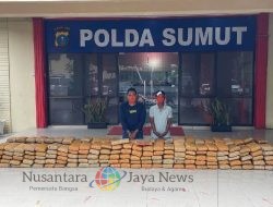 Polda Sumut Tangkap Dua Tersangka Terkait Peredaran Ganja Asal Aceh