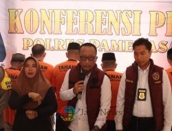 Polres Pamekasan Behasil Mengamakan 16 Pelaku Perjudian