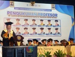 UNESA Kukuhkan Prof. Dr. Andun Sudijandoko sebagai Guru Besar Olahraga Rekreasi dan Kesehatan