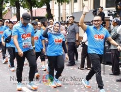 Pj. Gubernur Adhy Ajak Masyarakat Lestarikan Nilai-nilai Kepahlawanan, Gerak Jalan Jadi Buktinya