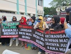 Emak-Emak Bakal Kembali Turun ke Jalan Jika KPU Kabupaten Bandung Abaikan Aduan