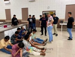 Kapolres Pelabuhan Belawan Pimpin Penyisiran Tawuran dan Tindak Pidana, Puluhan Pelaku Diamankan