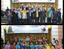 Perayaan Natal Parsadaan Pomparan Toga Sinaga Dohot Boru (PPTSB) Sektor IV Helvetia Cabang Medan Barat Tahun 2024 Berlangsung Meriah