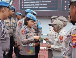 Penegakan Disiplin, Propam Polres Gresik Gelar Pengecekan Kelengkapan Kendaraan Pribadi