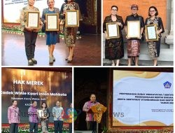 Winie Kaori Terima Dua Sertifikat Merek dari Pj Gubernur Bali Buat YKWA dan Minyak Goreng