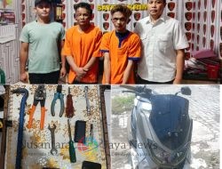 Polsek Duduksampeyan Amankan Dua Pelaku Curanmor di Watangrejo