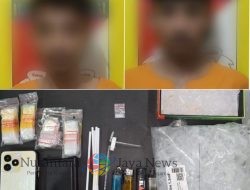 Polres Malang Amankan Dua Pengedar Narkotika di Bululawang: 1 Kg Ganja dan Paket Sabu Disita