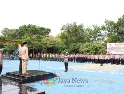 Siap Amankan Nataru, Polres Bangkalan Laksanakan Apel Gelar Pasukan Operasi Lilin Semeru 2024