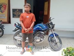Apes !! Gegara Kehabisan Bensin Pelaku Pencuri Motor di Legundi, Dibekuk Polisi