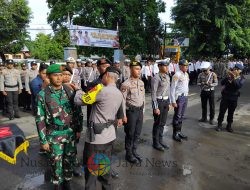 Polres Dompu Gelar Apel Pasukan Operasi Lilin Rinjani 2024, Untuk Pengaman Nataru
