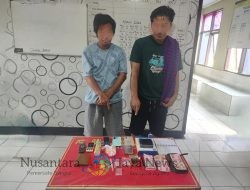 Tim Opsnal Polres Dompu Bekuk 2 Pria Pengedar Shabu Di Wilayah Kempo