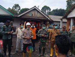 Sinergi Perhutani dan Forkopimcam Sumber Wringin Pasca Erupsi Gunung Raung