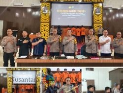 Refleksi Akhir Tahun Kamtibmas 2024 Polres Pelabuhan Belawan, Tindak Pidana Turun 11%