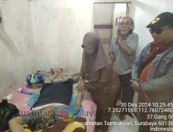 Ormas Pemuda Indonesia Peduli Warga Jagiran IV Terbaring di Ranjang Selama 3 Tahun,Dimanakah Kepedulian Pemkot Surabaya Saat Ini ???