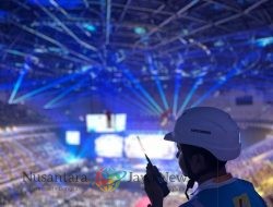 Perayaan Natal Nasional Sukses, PLN Kawal Terapkan Pengamanan Berlapis.13 Ribu Umat Kristiani Padati Indonesia Arena