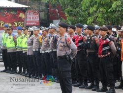 530 Personel Gabungan Amankan Malam Tahun Baru 2025