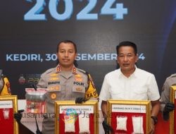 Polres Kediri Kota Ungkap Puluhan Kasus Narkoba dan Ratusan Kasus Kriminalitas di Tahun 2024