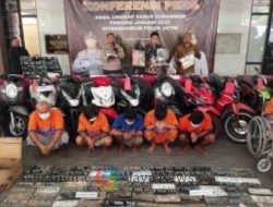 Polda Jatim Ungkap 152 Kasus Curanmor dan Penadahan, 136 Tersangka Ditangkap