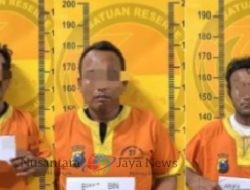 Satresnarkoba Polres Lamongan Tangkap Tiga Pengedar Sabu di Sugio