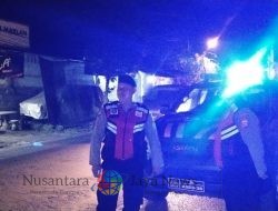 Polsek Petang Tingkatkan Blue Light Patrol Saat Malam Pergantian Tahun