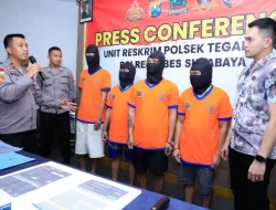 Polsek Tegalsari Surabaya Bongkar Empat Kasus Judi Online, Empat Tersangka Diamankan
