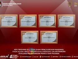 KPU Bali Raih Enam Penghargaan Terbaik Dalam Pelaksanaan Pemilu dan Pilkada 2024
