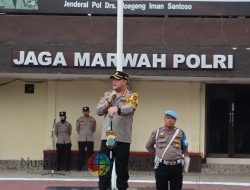 Kombes Pol Anhar Arlia Rangkuti Pimpin Apel Terakhir sebagai Wakapolrestabes Medan