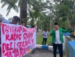 GEMPI-SU Gelar Unjuk Rasa Terkait Dugaan Tindak Pidana Korupsi di Dinas SDABMBK Deli Serdang