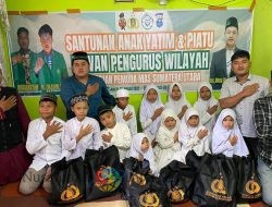 DPW PPM Sumut Gelar Santunan Anak Yatim Piatu Bersama Polda Sumut di Medan