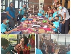 Kaori Edukasi Anak Disabilitas YPK Bali Buat Dupa