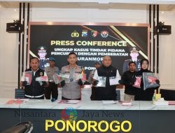 Satreskrim Polres Ponorogo Tangkap Residivis Pelaku Curanmor, Dua Kasus Terungkap