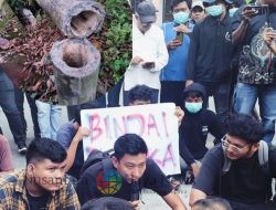 Mahasiswa Gelar Aksi Demo di Binjai, Desak PLN Bertanggung Jawab atas Tiang Listrik Roboh yang Menewaskan Ibu dan Anak