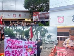 DPW PPM Sumut Gelar Aksi Unjuk Rasa di Polsek Medan Kota Terkait Dugaan “Prostitusi” Delta SPA