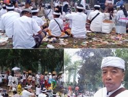Umat Hindu Bali Antusias Ikuti Upacara Piodalan di Pura Dalem Puri Besakih