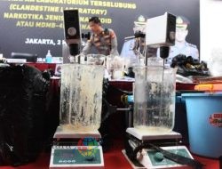 Polisi Bongkar Pabrik Narkoba Terbesar di Jabar, Sita 1 Ton Tembakau Sintetis